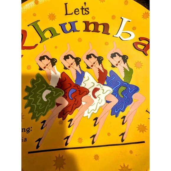Pottery Barn 10" Lets Dance "Rhumba" Plate - Picture 4 of 7